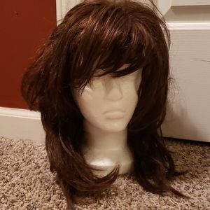 Estetica chocolate brown layered wig